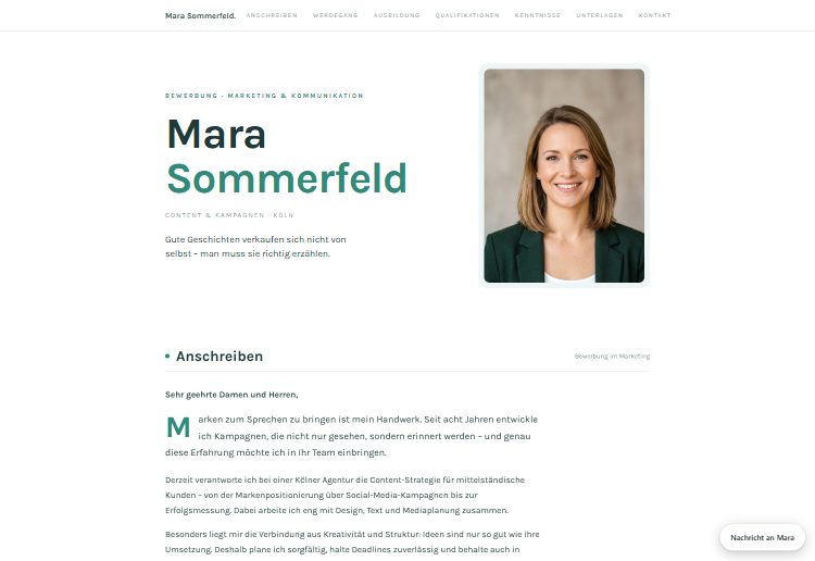 Praxis &ndash; Design-Vorschau
